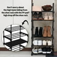 BIGLUFU Metal Shoe Rack, 10Tier Organizer for 2025 Pairs, Vertical