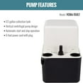 thumbnail image 3 of Little Giant VCMA-15ULT Automatic Condensate Removal Pump with Tubing, Black, 3 of 4