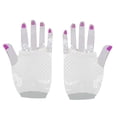 thumbnail image 6 of Soumake Fingerless Fancy Fishnet Mesh Net Gloves Neon Dress Party Hen Night Accessories Fashion, 6 of 6