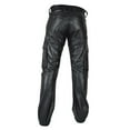 thumbnail image 2 of MYG Men Punk PU Leather Pencil Pants Slim Motorcycle Trousers Solid Color Plus Size, 2 of 7