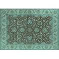 thumbnail image 1 of Ahgly Company Indoor Rectangle Oriental Light Blue Industrial Area Rugs, 2' x 3', 1 of 4