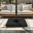 thumbnail image 2 of Alpha Joy 40'' Patio Fillable Square Umbrella Base, Black, 2 of 7