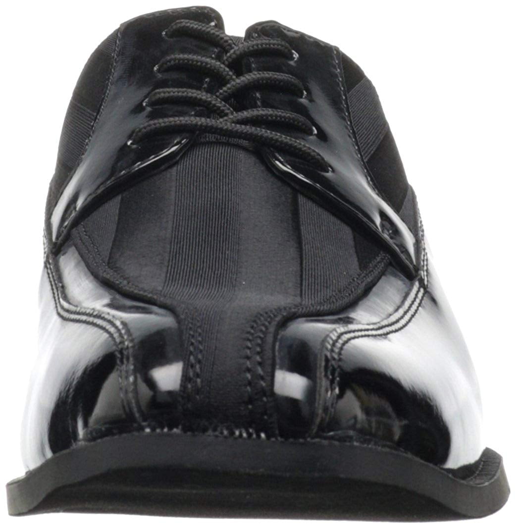 stacy adams patent leather tuxedo shoes