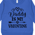 thumbnail image 3 of Inktastic Daddy is My Valentine Holiday Toddler Sweatshirt, 3 of 4