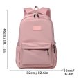 thumbnail image 2 of Large Capacity Laptop Backpack, Polyester Spandex Multi-Compartment Daypack for College Campus Travel, Solid Color Casual Daily Use for Work and Everyday Carry, 2 of 7