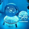 thumbnail image 4 of Niulife 3D Galaxy Crystal Ball Night Light,16 Color Changing Decolamp for Educational Science,Space Cool Gadgets Astronomy Gifts,Valentines Day Gifts for Him Boyfriend Husband Kids, 4 of 6