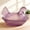 C, variant on Sktrjpolfis Glass Chicken Candy Tray With Lid, 4.7x3.1x3.2in Candy Bowl, for Kitchen Dining
