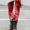 thumbnail image 2 of Buigttklop Christmas Leggings for Women 2024 Xmas 3D Graphic Warm Leggings Athletic High Waisted Yoga Pants Holiday Leggings Tights, 2 of 6