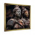 thumbnail image 2 of Designart "Terracotta Warriors of China III" People Framed Wall Art Decor - Global Brown China Art Entryway Framed Wall Art Print, 2 of 6