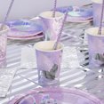 thumbnail image 4 of 1 Set Cutlery Set Food Grade Mermaid Tail Theme Paper Plate Napkin Disposable Tableware Birthday Decoration, 4 of 8