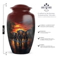 thumbnail image 2 of SABURIAL Elephant Urn - Large Urn for Human Ashes Adult Female - Cremation Urns for Men - Decorative Burial Urns for Mom & Dad - 10 Inch, 2 of 7