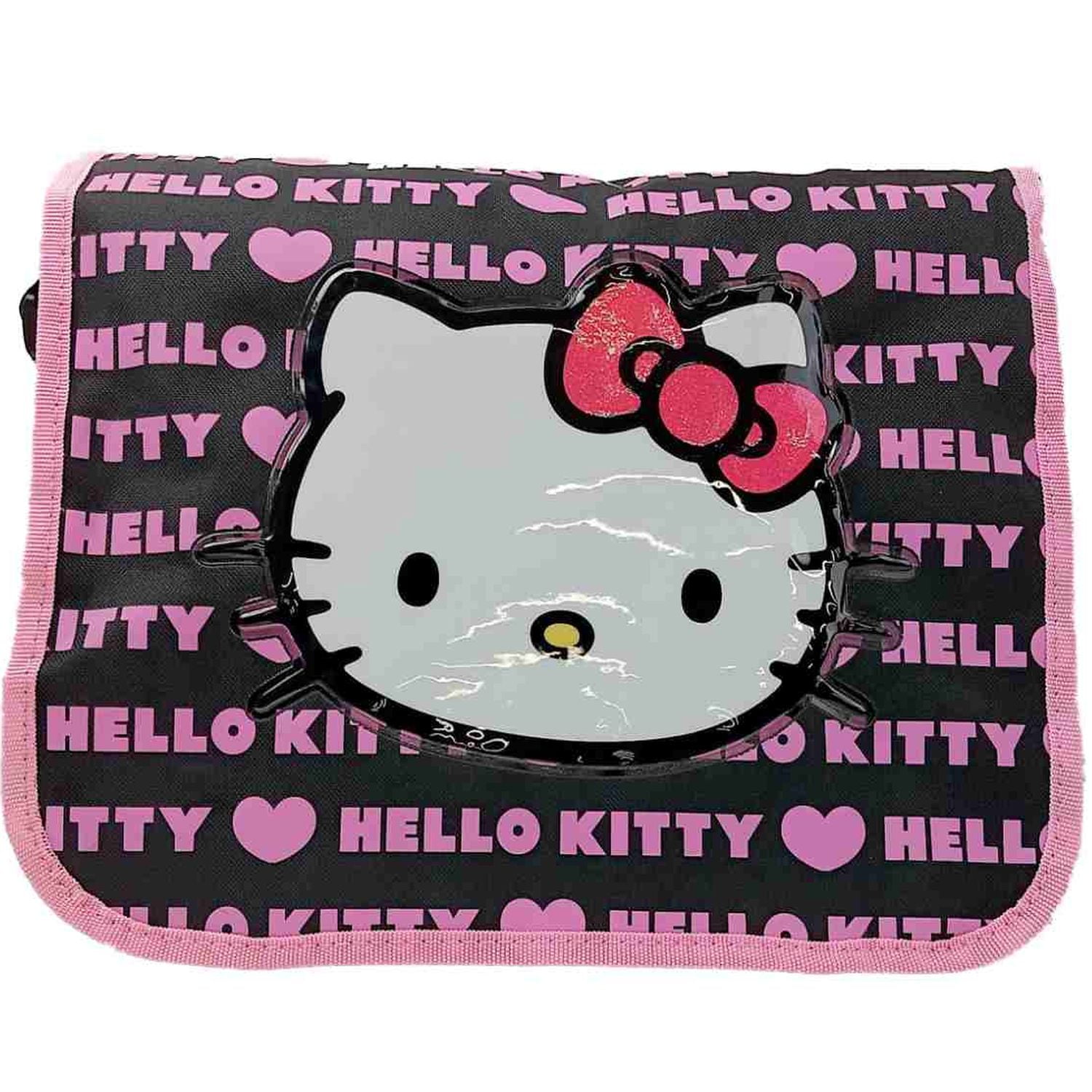 Hello Kitty Messenger Bag, Shoulder Tote School Book Bag