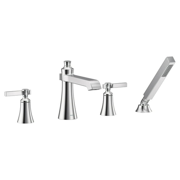 Moen Ts928 Flara Deck Mounted Roman Tub Filler - Chrome
