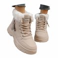 thumbnail image 3 of Fashionable Women's Boots with Thermal Insulation and Platform Sole for Outdoor Activities and Hiking, 3 of 9