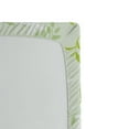 thumbnail image 2 of Ambesonne Mint Fitted Sheet, Swirls Floral Branches, Twin Size, Fern Green White, 2 of 2