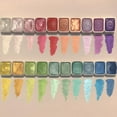 thumbnail image 7 of WUUJIPAI 24 Colors Metallic Watercolor Paint Set - Color Shifting Shimmer Glitter Half Pans with Water Brush Pen, 7 of 7