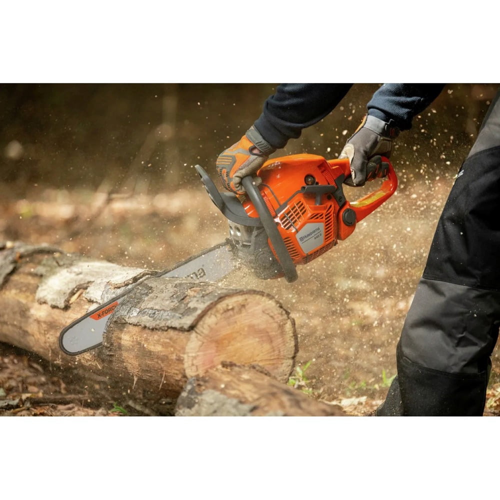Husqvarna 3 HP 18 in. 2-Cycle X-Torq Engine Gas Chainsaw with Automatic Oiler
