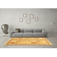 thumbnail image 3 of Ahgly Company Indoor Rectangle Abstract Brown Modern Area Rugs, 4' x 6', 3 of 4