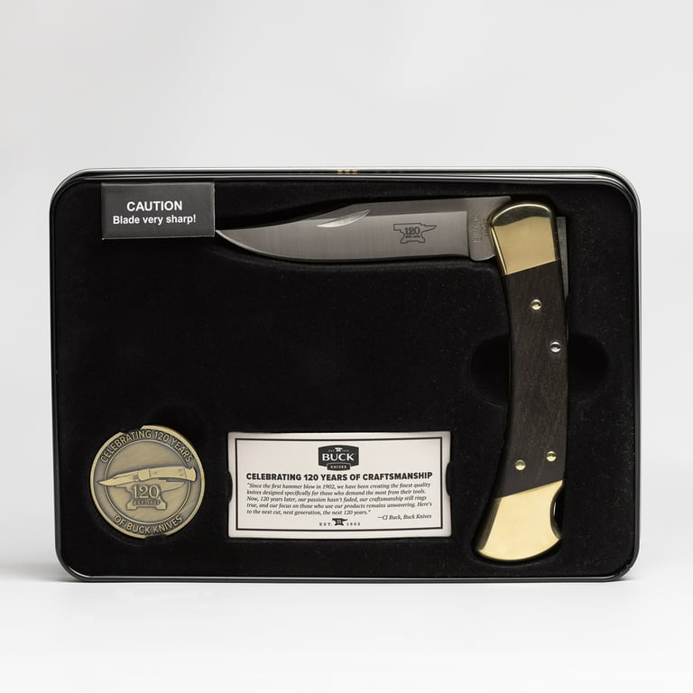 Buck Knives 110 Folding Hunter with Commemorative Coin Buck Knives 110 Folding Hunter with Commemorative Coin