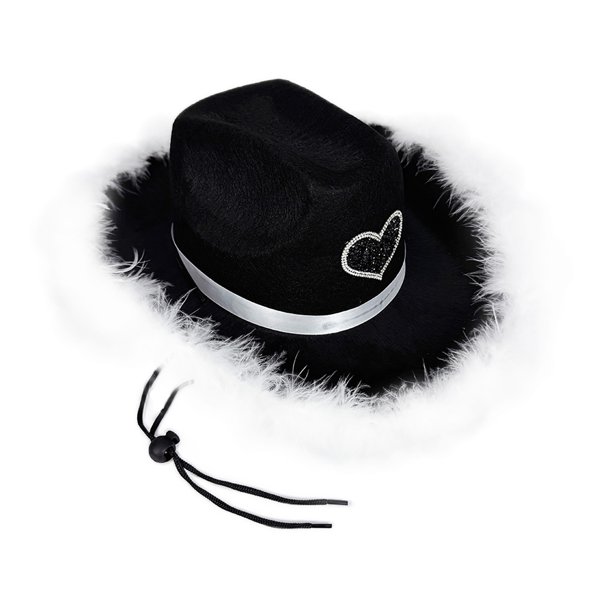 Sombrero de copa estilo vaquero para hombre: accesorio vintage para cosplay y fiestas western, para todas las estaciones