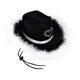 thumbnail image 1 of Sombrero de copa estilo vaquero para hombre: accesorio vintage para cosplay y fiestas western, para todas las estaciones, 1 of 3