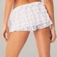thumbnail image 5 of Vestido Pantalones cortos en capas de encaje Falda corta con gradas Ropa de playa de fiesta elegante para mujer Kuymtek Blanco T L para Mujer, 5 of 6