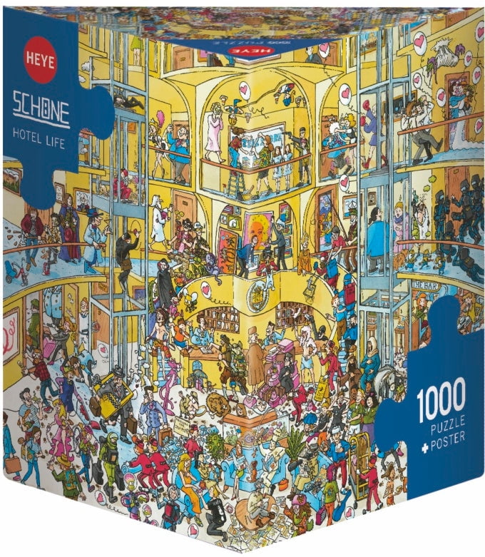 Puzzle Graphics Heye Comics Hotel Life schone 1000 pcs 