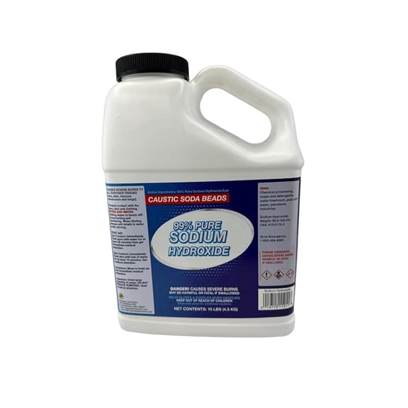 Sodium Hydroxide - Lye (Caustic Soda Beads) 10lb