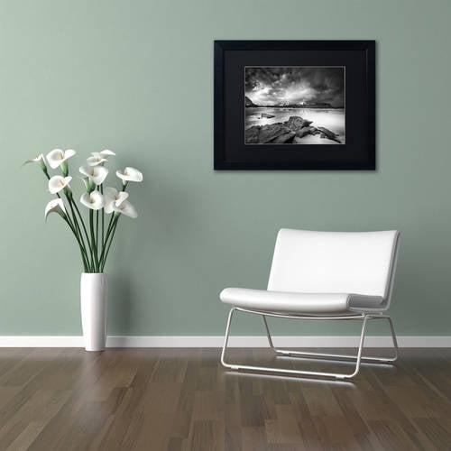 Trademark Fine Art "Getting There" Canvas Art by Philippe Sainte-Laudy, Black Matte, Black Frame