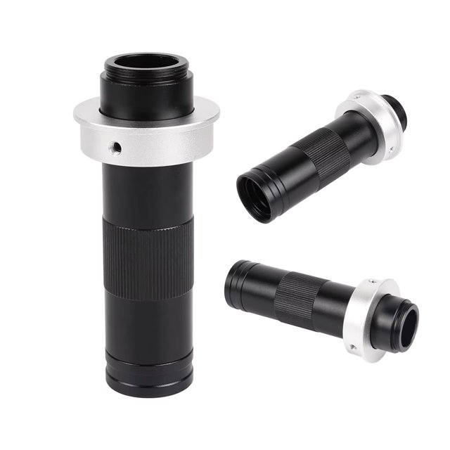 150x Industrial Video Microscope Camera C Mount Lens 150 Magnification Adjustable For HDMI USB Camera Maximum Working Distance 1000mm
