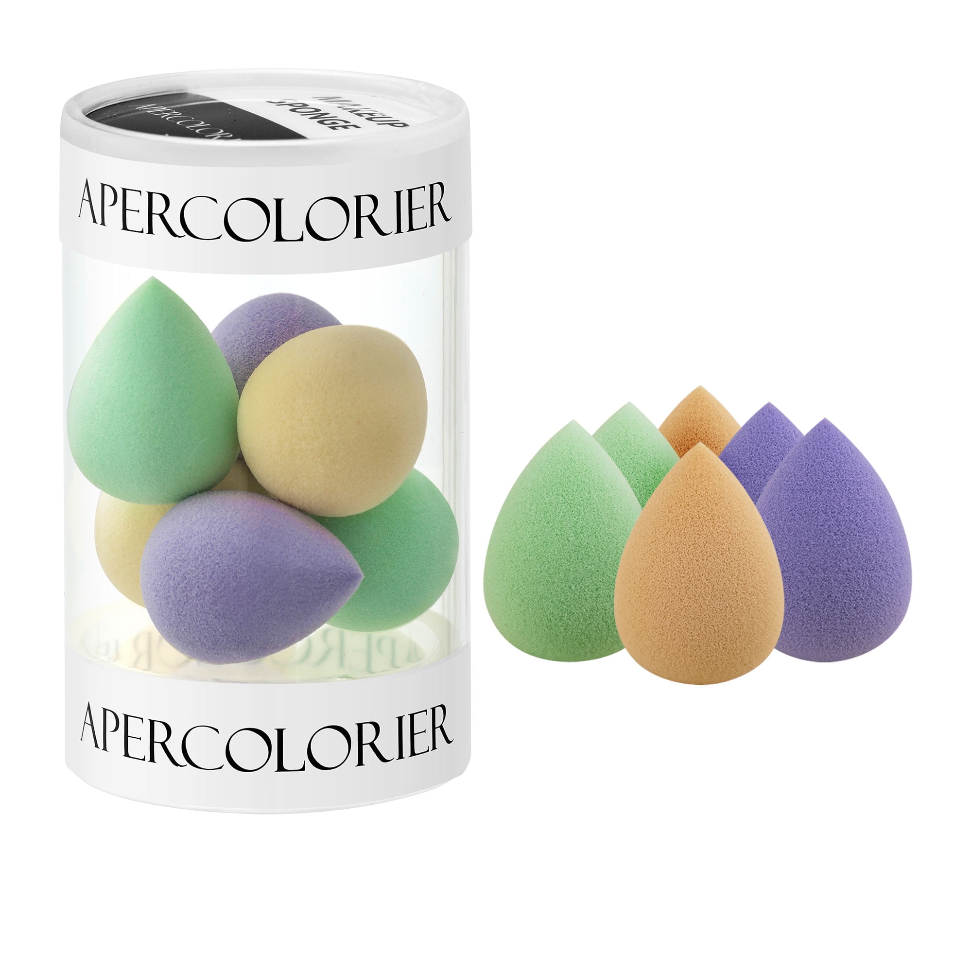 Apercolorier Mini Beauty Makeup Sponge Blender Eyes , Makeup Sponges Under 6 Pcs,Latex Free. - Walmart.com