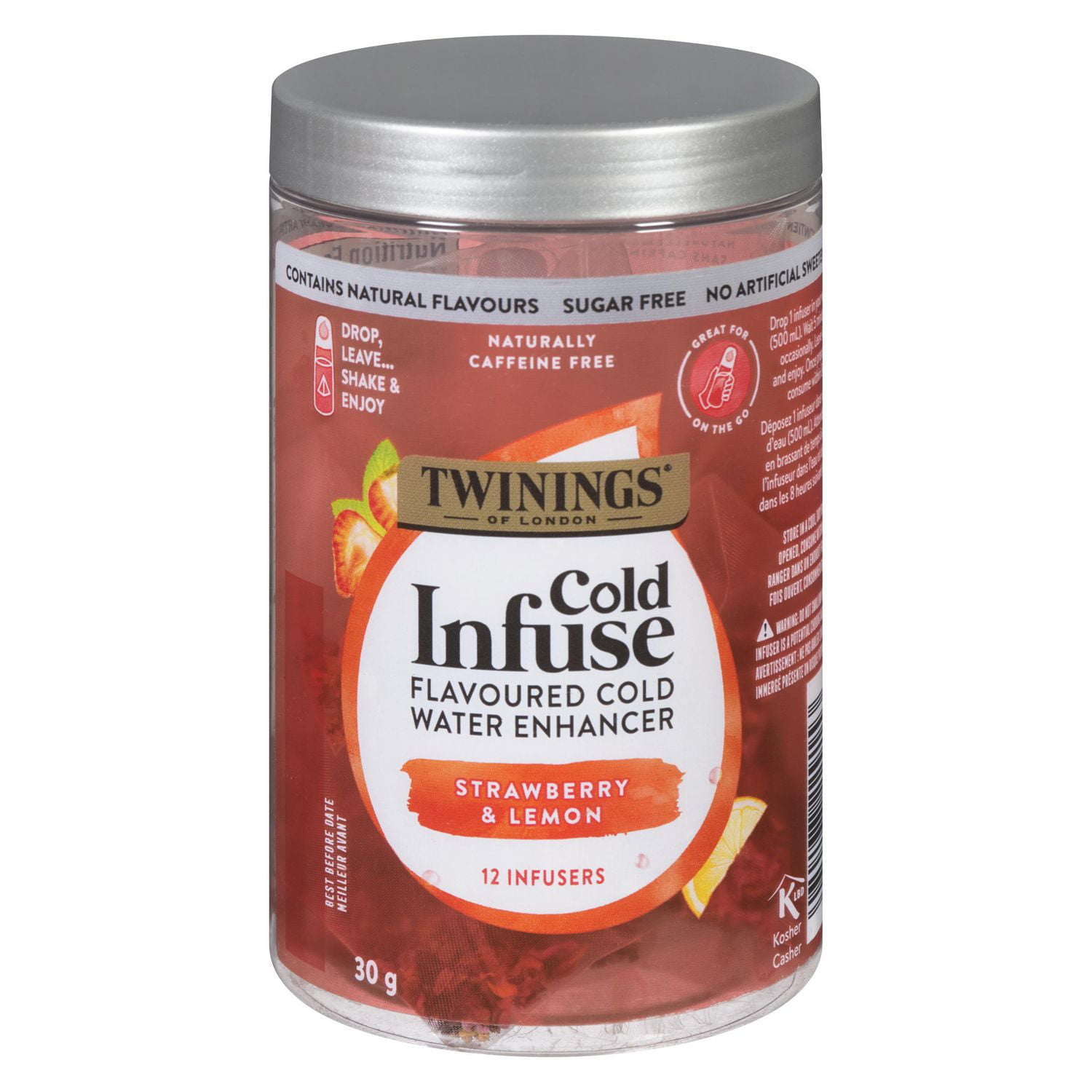 Twinings Cold Infuse Strawberry & Lemon 12 Infusers - Walmart.ca