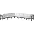 thumbnail image 2 of Meridian Furniture Nizuc White Outdoor Patio Modular Sectional, 2 of 8