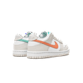 thumbnail image 3 of NIKE GRADE SCHOOL Dunk Low GS "Mismatch Swoosh - Tropical Twist" CW1590 101 from Stadium Goods, 3 of 8