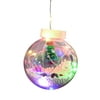 Liliz Christmas Ball Lamp String LED Curtain Santa Claus Holiday Decoration Christmas Lamp