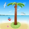 thumbnail image 4 of 5.5 ft/66″ Large Inflatable Palm Tree for Poolside Decor, Decoration for Tropical, Hawaiian and Aloha Themed Birthday and Poolside Parties, Luau Pool Side Party Decorations, One, 4 of 11