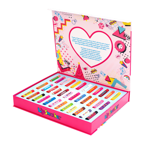 Lip Smacker 36 piece Original & Best Lip Balm Tin ...