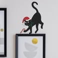 thumbnail image 1 of Pegatina de pared de negro, adorable gatito, para fiestas, papel pintado, decoración navideña para sala de juegos, cumpleaños, dormitorio y, 1 of 8