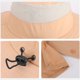 thumbnail image 5 of Sombrero de pescador solar con visera grande de verano, sombrero de pescador impermeable y de secado rápido con ventilador solar recargable, color caqui, 5 of 6