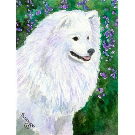 28 x 40 In. American Eskimo Flag Canvas, House Size