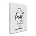 thumbnail image 3 of Stupell Industries Faith Over Fear Rustic Birch Pattern Botanical Motif Graphic Art Gallery Wrapped Canvas Print Wall Art, Design by Lettered and Lined, 3 of 5