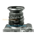 thumbnail image 3 of 46mm Wide Angle Hood, 46 mm Curved Hood, Fotasy Low Profile Tilted Vented Hood Shade, with 58mm lens Cap, 3 of 6