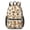 Mushroom and Chanterelle, variant on Mushroom and Flower Brown Pattern 17" School Backpacks for Teens,Waterproof Oxford Fabric,S-Shape Padded Straps for School,Travel,Hiking,Camping