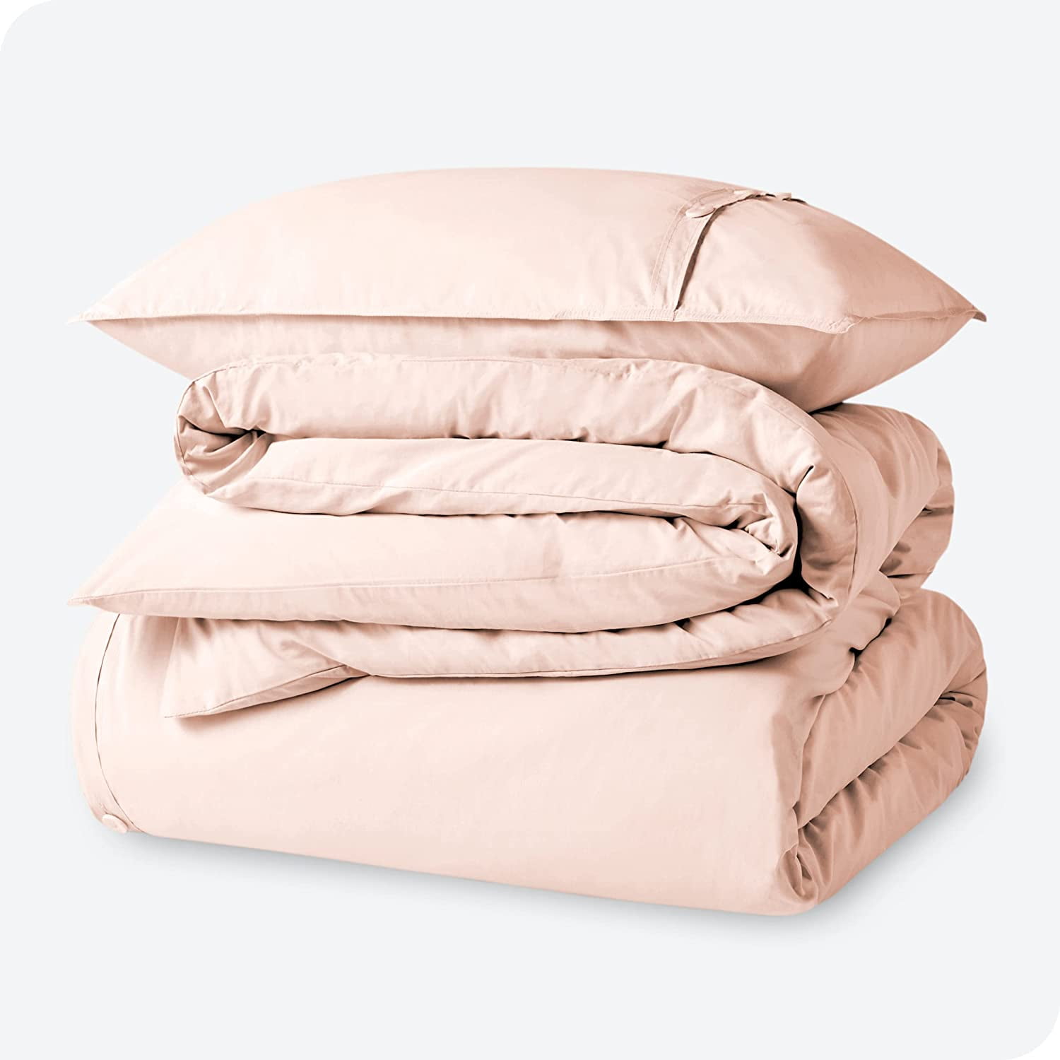 Organic Cotton Twin/Twin Extra Long Duvet Cover Set Crisp Percale