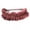 Burgundy, variant on Messy Wide 2 Strands Synthetic Hair Braided Headband Classic Chunky Plaited Braids Elastic Stretch Plait Headband (Black)