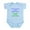 Sky Blue, variant on CafePress - Smart And Adorable Like My Aunt Infant Bodysuit - Baby Light Bodysuit, Size Newborn - 24 Months