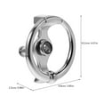 thumbnail image 2 of SOPOTUTU Modern Silver Door Knocker for Home Front Door Durable Zinc Alloy Decorative Hardware, 2 of 8