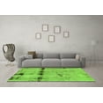 thumbnail image 3 of Ahgly Company Indoor Rectangle Abstract Green Modern Area Rugs, 5' x 7', 3 of 4