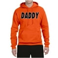 thumbnail image 2 of Wild Bobby, Classic Daddy Dad, Father's Day, Unisex Graphic Hoodie Sweatshirt, Orange, Medium, 2 of 4