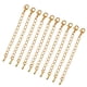 thumbnail image 2 of Extensores de Joyería de Cadena de Extensor de de Collar de Aleación de Oro Plateado 20 Piezas, 2 of 8